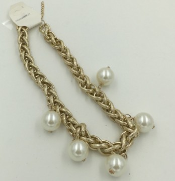 Pearl Necklace, Elegant Fashion Jewelry Chains And Imitation Pearl Necklace