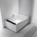 Bañera de masaje de doble persona de jacuzzi de jacuzzi rectangular