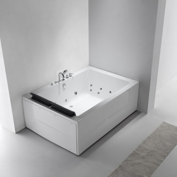 Rechteckige Whirlpool -Badewanne Luxus Doppelperson Massage Badewanne