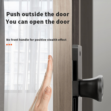 Indoor door suction mute room lock
