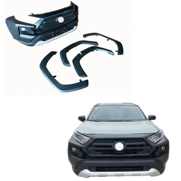 Front Rear Bumper Grille Car Body Kits for Toyota RAV4 Adventure 2020-2023