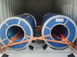 Oriented silicon steel coil