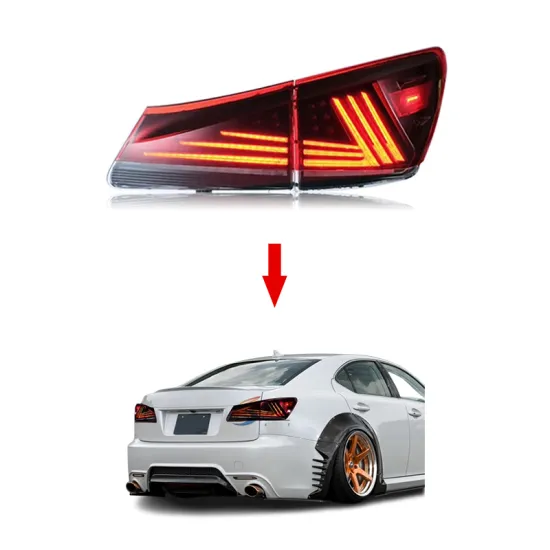XT Upgrade LED Tail Light DRL Running Signal Brake Reversing Parking Light for Lexus IS250 IS300 2006-2012