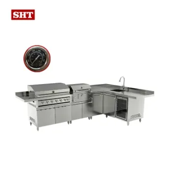 Popular Garden Barbecue Gas BBQ Grill Cabinet for Kitchen
