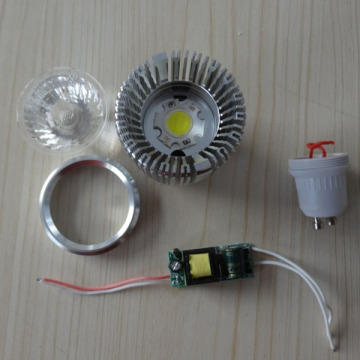 High Quality Narrow Beam Dimmable GU10 MR16 24V 10W COB LED Spot Light