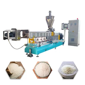 Stainless Steel Automatic Artificial Rice Twin Screw Extruder Machine Production Line for Nutrition Fortified Rice