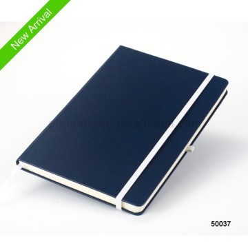 Promotional Custom Hardcover PU leather notebook with pen