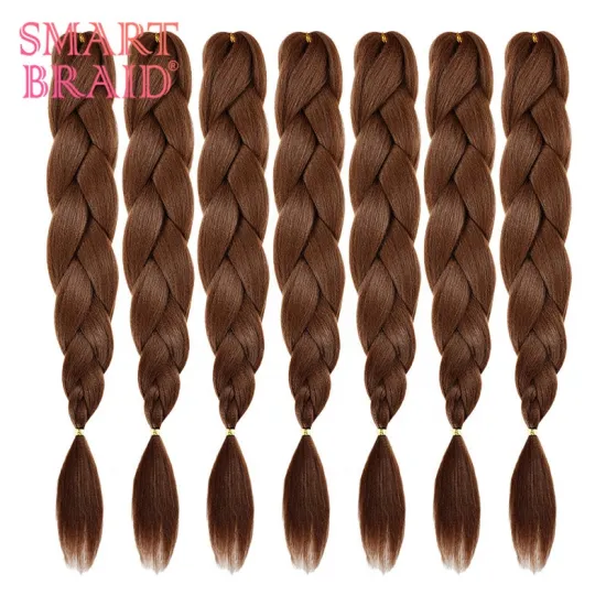 SmartBraid Synthetic Braiding Jumbo Braid Hair Extensions Long Jumbo Hair for Box Braids