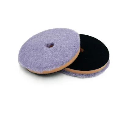 Purple Foamed Wool Buffing Pad - 6 Inch Wool Cutting Pad for Car Polish
