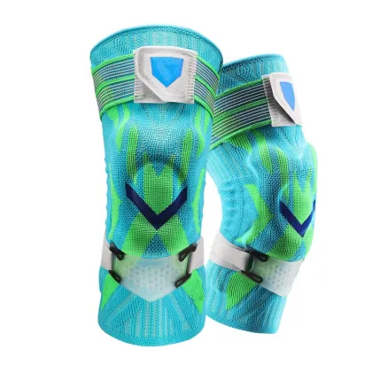 Sports High quality Compression Cycling Knee Sleeve Support Straps Silicone Brace Protector Knee Pads