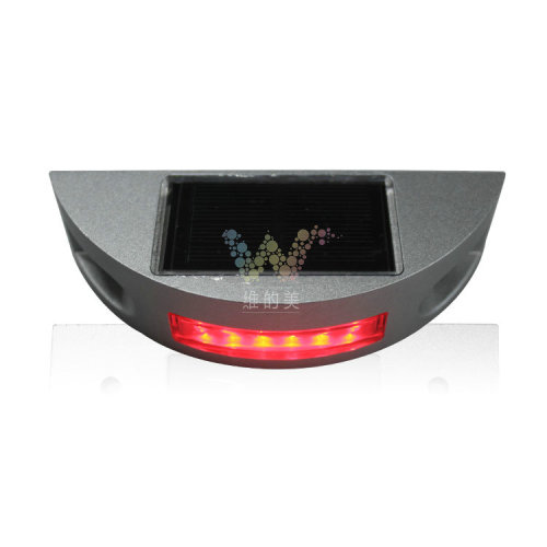 red LED flashing aluminum pavement solar road stud