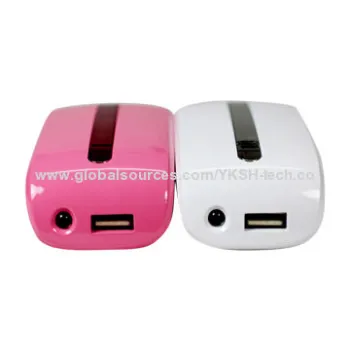 High-quality Transformation Rate Power Banks with 5,200mAh Capacity, 5V Output Voltage