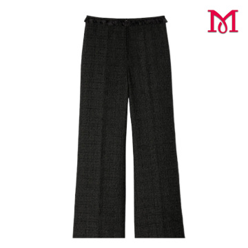 Pantalones sastre de tweed para mujer