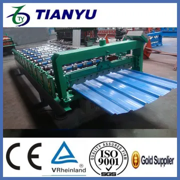 Used machine metal glazed roof tile roll former