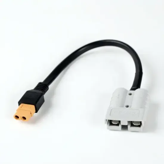 XT90 Female Socket to 50A Anderson Plug 4mm² Copper Black Flat Solar Power Cable: Detailed Information and Specifications