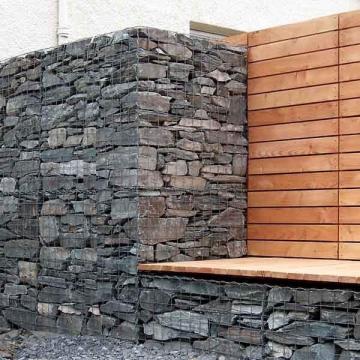 Zinco revestido cestas Gabion duplo