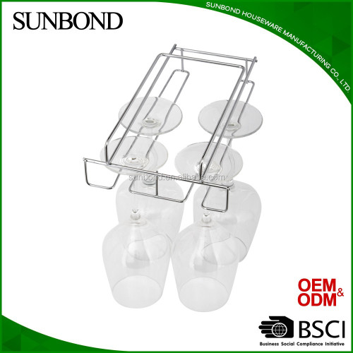 Coffee Cup Rack Metal wire under cabinet wine glass holder Manufactory