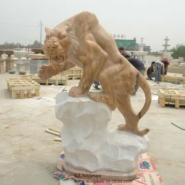 Stone Tiger Carvings ANM-D001
