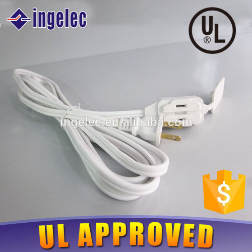 yiwu jinmin UL approval 3 way 25ft AC black Electrical power cord 16AWG 125V US Standard Plug for Burkina Faso