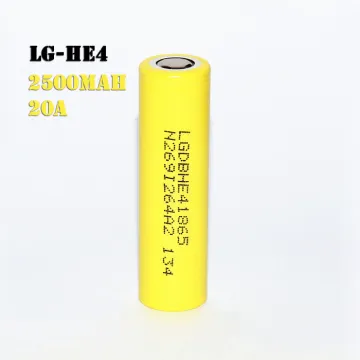 LG HE4 18650 3.7v Rechargeable Battery