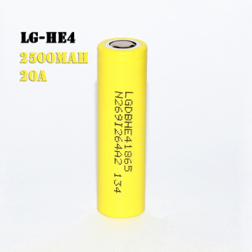 LG HE4 18650 3.7v Rechargeable Battery