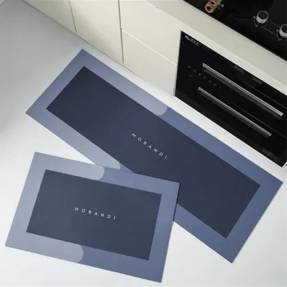 Kitchen Water Absorbent Rug Set Rubber Door Mats