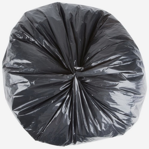Extra Large Plastic Black Trash Tall Kitchen 55 Gallon Garbage Bag
