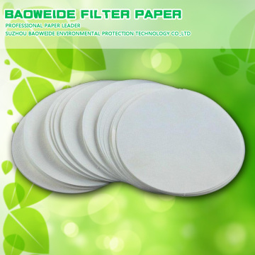 Hot sale 5.5diameter fast speed 120micron quantitative filter paper