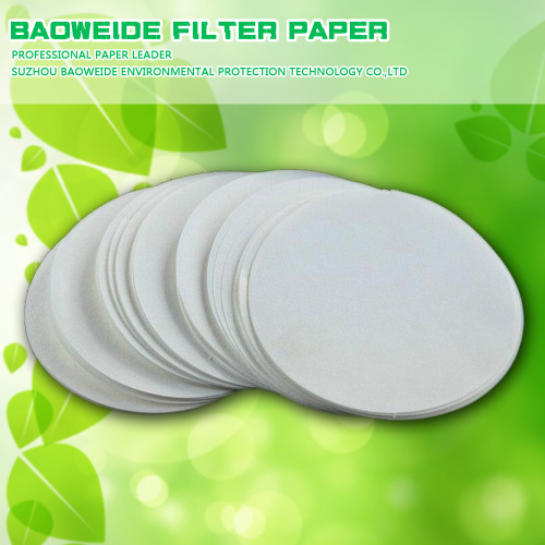 Hot sale 5.5diameter fast speed 120micron quantitative filter paper
