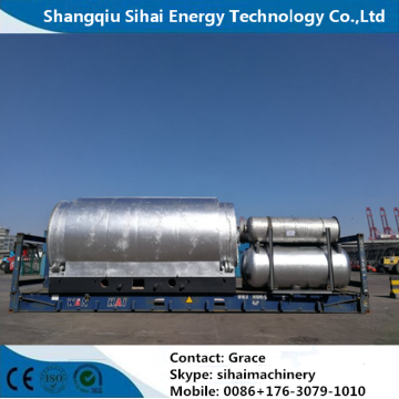 Batch Type Pyrolysis Plant Processing Waste Tire