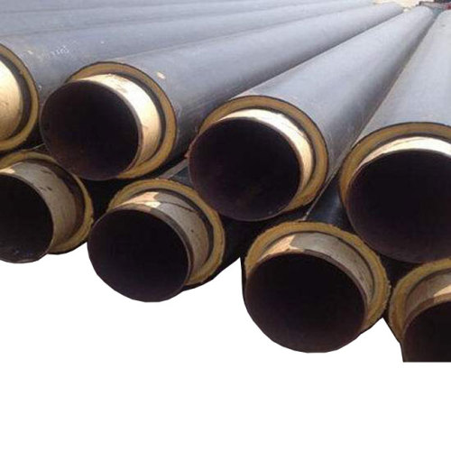 Black and Yellow Jacket Steam Insulation Line Pipe