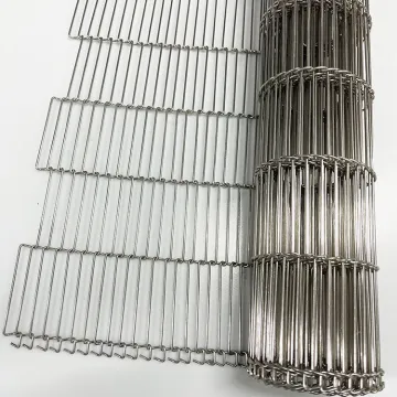 Used Silver Stainless Steel Metal Mesh Chocolate Conveyor Belt for Egg Conveying