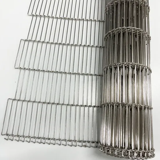 Used Silver Stainless Steel Metal Mesh Chocolate Conveyor Belt for Egg Conveying