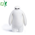 Fat Baymax Powerbank Case Protecteur de batterie en silicone blanc