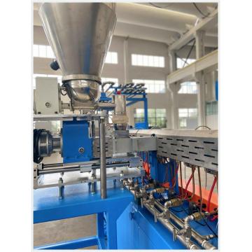 Plastic Twin Screw Recycling Pellet Extruder Machine