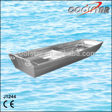1.2mm thickness J type small aluminum boat flat bottom