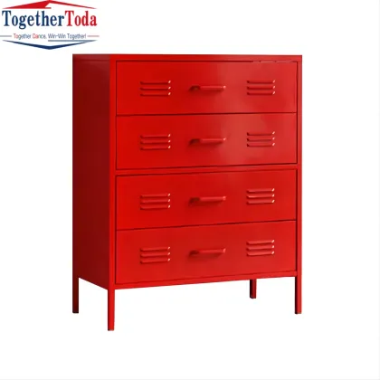 Home Metal 4 Drawers Storage Cabinet