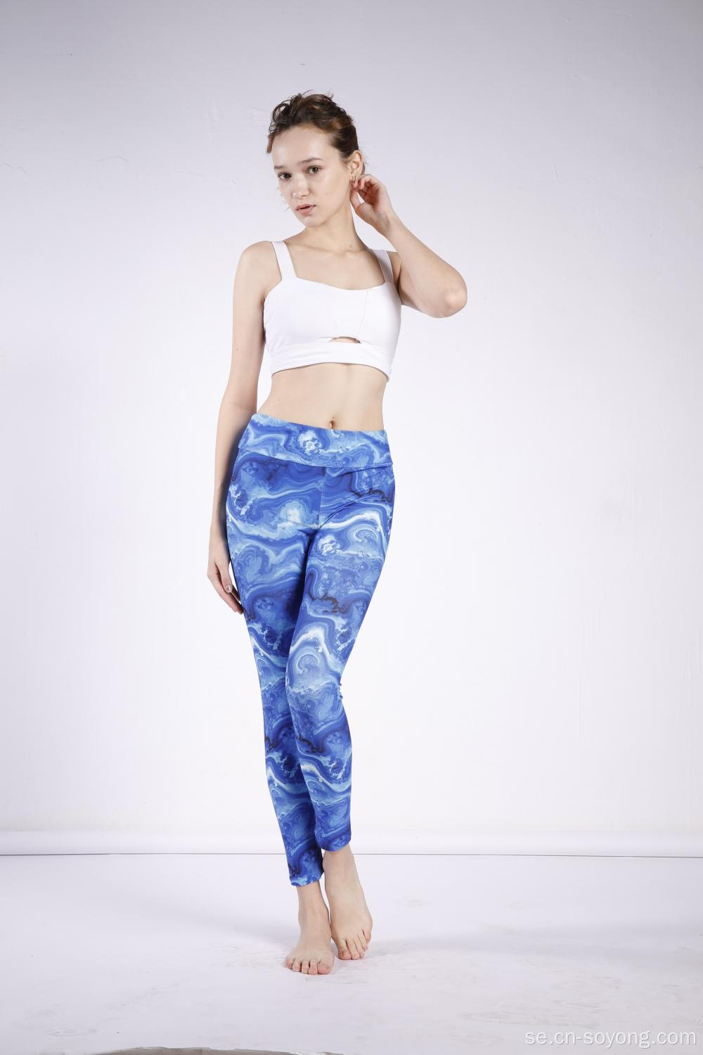 Ladies Dolomite Printed High Waist High Elastic leggings