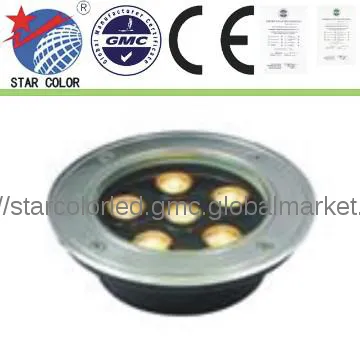 6X1W LED Underground Light