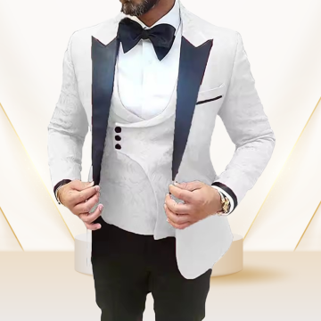 CHIUSA UN PULLA CHIUSA COLLARE SLIM FIT BARGNO BURGONDA ​​3 pezzi abita da sposa per uomini