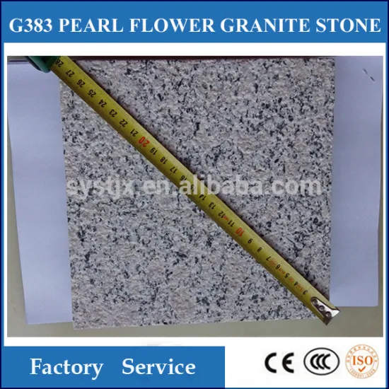 Bush Hammered Pearl Flower Granite Stone With Factory Price