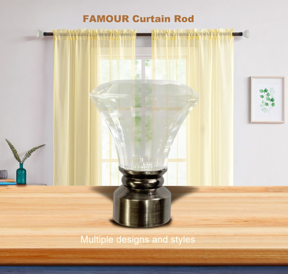 Popular style Crystal Curtain Rods