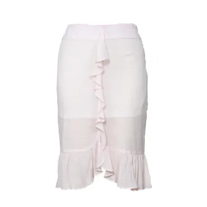 Slim Sexy Bodycon Pencil Skirt Ruffles Skirt