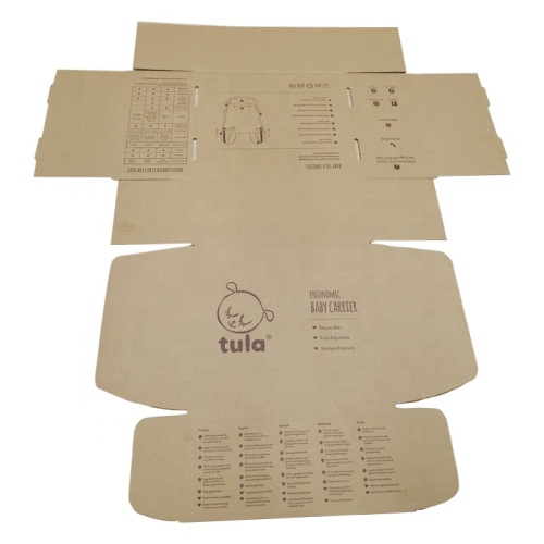 Shipping Carton Mailer flat folding corrugated paper box