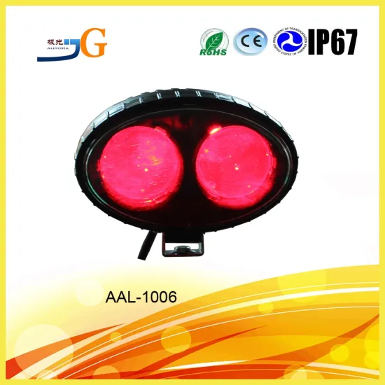 safety warning lamp 10-60V blue 10W led work light safety warning lamp