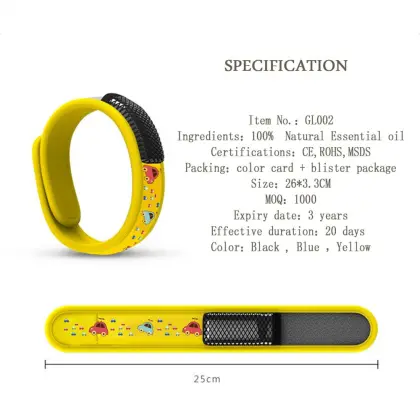 Children Size Natural Off Mosquito Repellent Wristband
