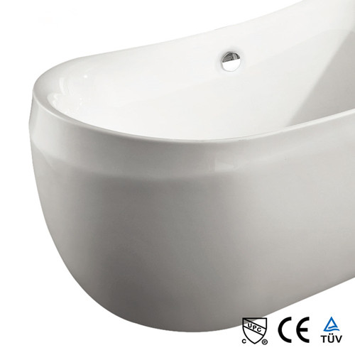 Oval Bath Tub Freestanding Bath Acrylic Indoor