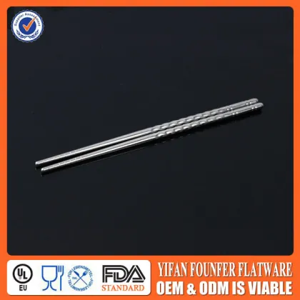 Simple design chopsticks stainless chopsticks shenzhen chopsticks