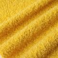 Lemon Yellow Wool Mohair Knit Boucle Fabric