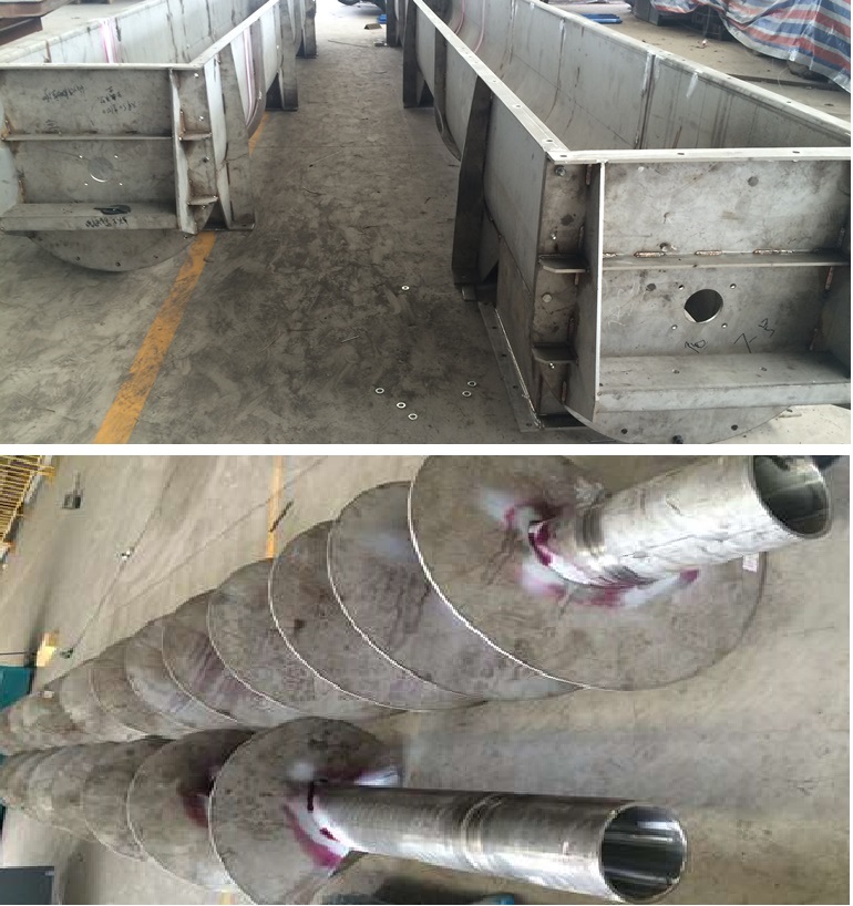 Infeed and Outfeed Screw Conveyor Manufacturing